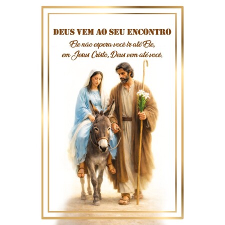 FOLHETO DEUS VEM ATÉ VOCÊ - ADVENTO / NATAL