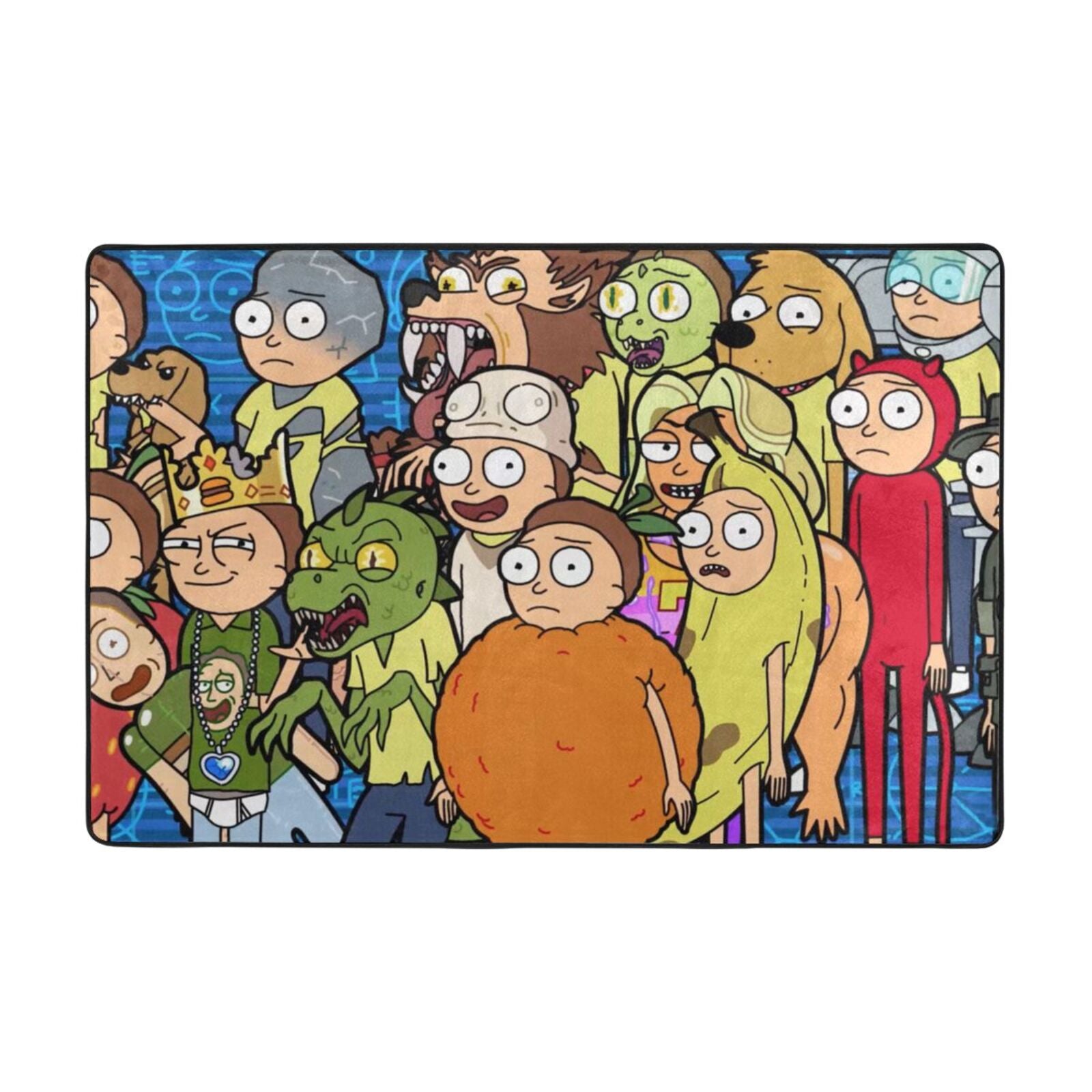 rick and morty new anime facecloth nonslip floor mat multicode 1654832872897