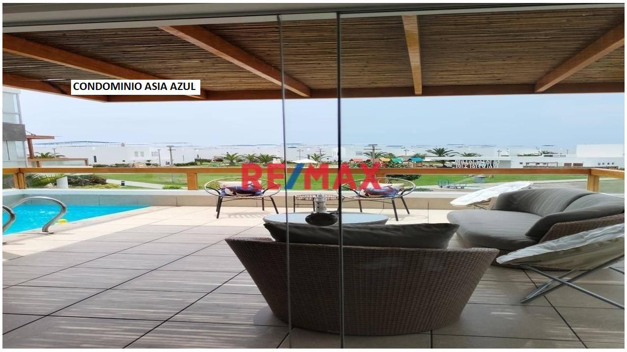 Vendo Departamento De Playa Con Piscina En Condominio Asia Azul