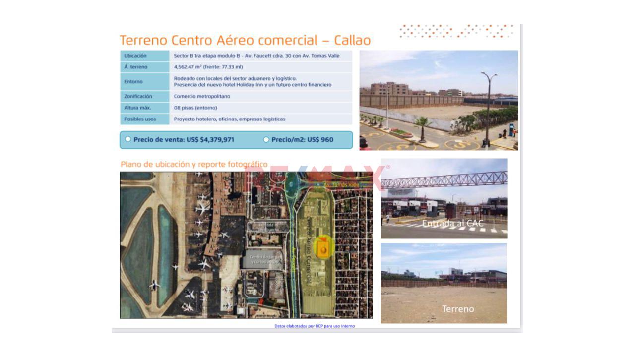 Se Vende Estratégico Terreno Industrial Con Un Area De 4500 Mt - Frente Al Aereopuerto Internacional Jorge Chavez Callao - 2