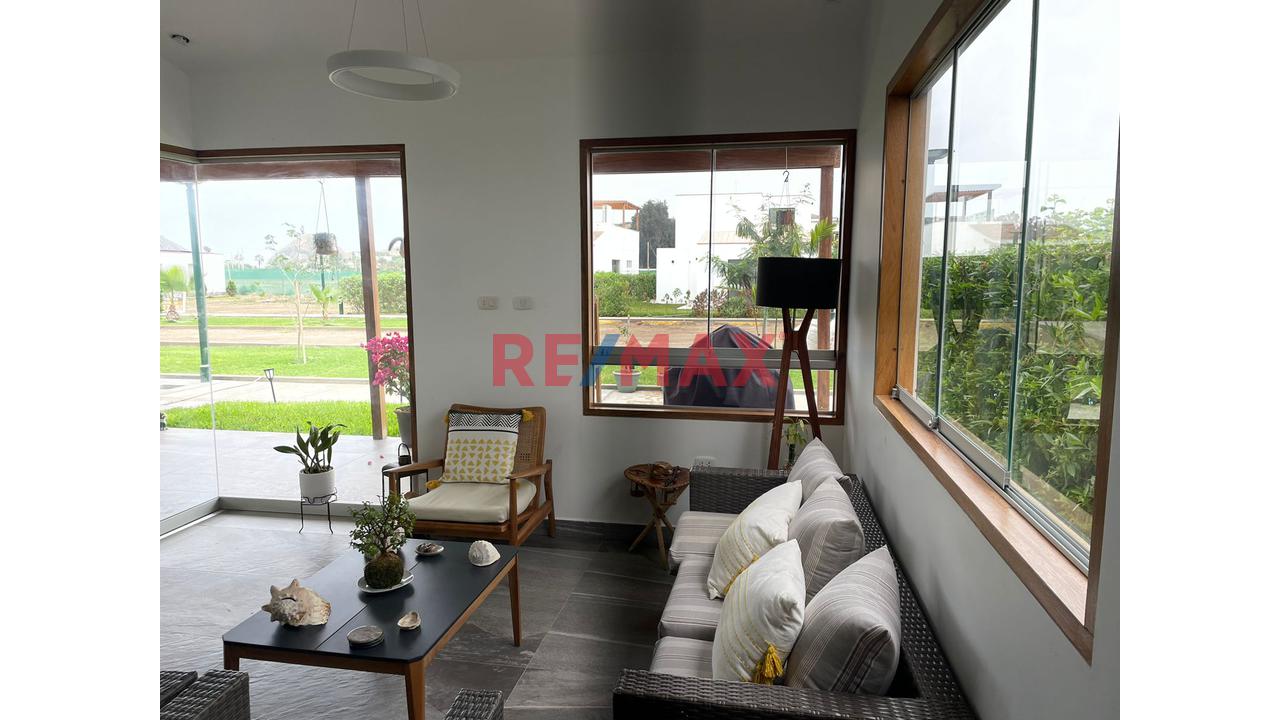 Casi De Estreno!!! Casa Amoblada En Condominio De Chocalla Km 92.5 (Campo Y Playa) — foto 8