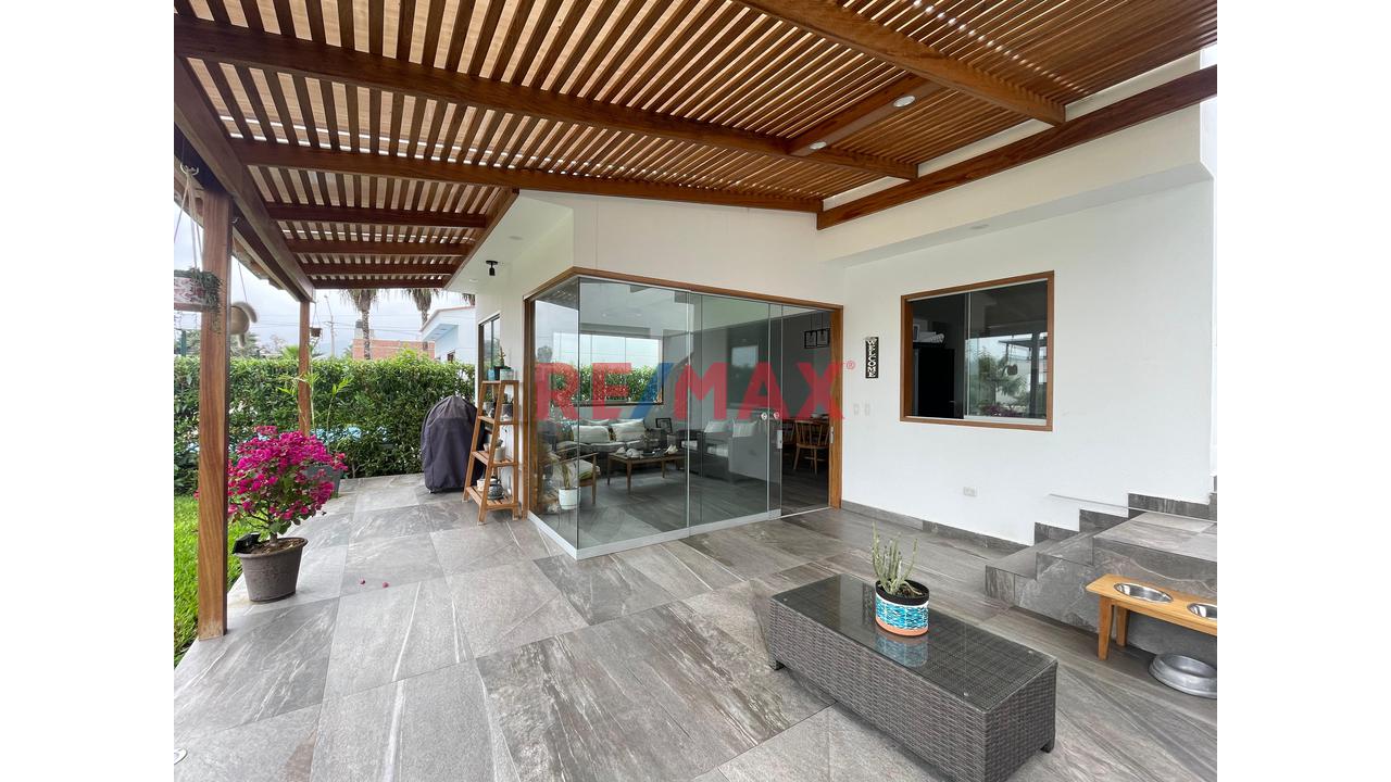 Casi De Estreno!!! Casa Amoblada En Condominio De Chocalla Km 92.5 (Campo Y Playa)