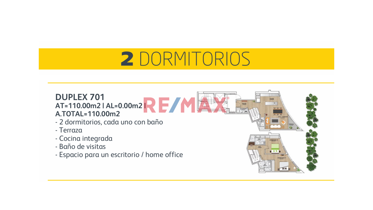 Departamento En Barranco-Miraflores: Dúplex 2 Dorm. Con Vista A Parque - 4