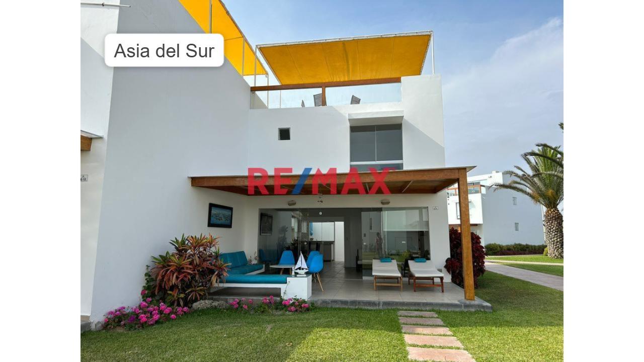 Alquiler De Casa De Playa Amoblada Y Equipada En Condominio Asia Del Sur Km 108 - 1