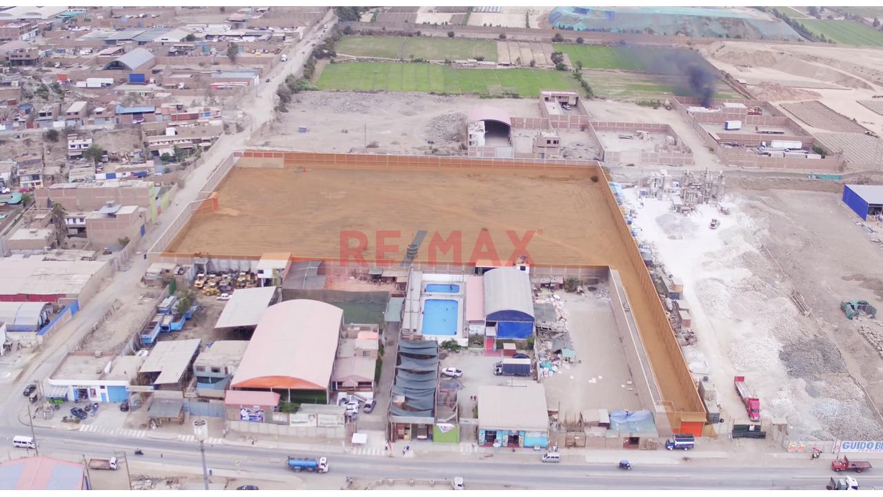 Venta De Terreno Industrial Cercado  En Huachipa - 1
