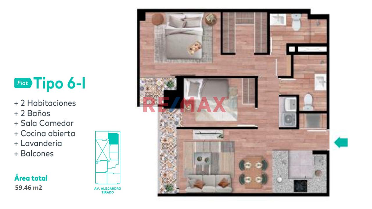 Departamento  En Venta De Estreno En Santa Beatriz — foto 11
