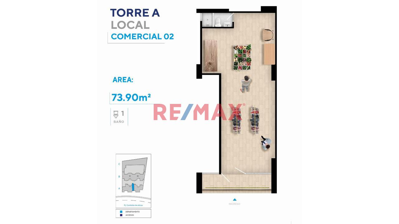Local Comercial De Estreno En Surco 73.90 Metros Cuadrados — foto 5