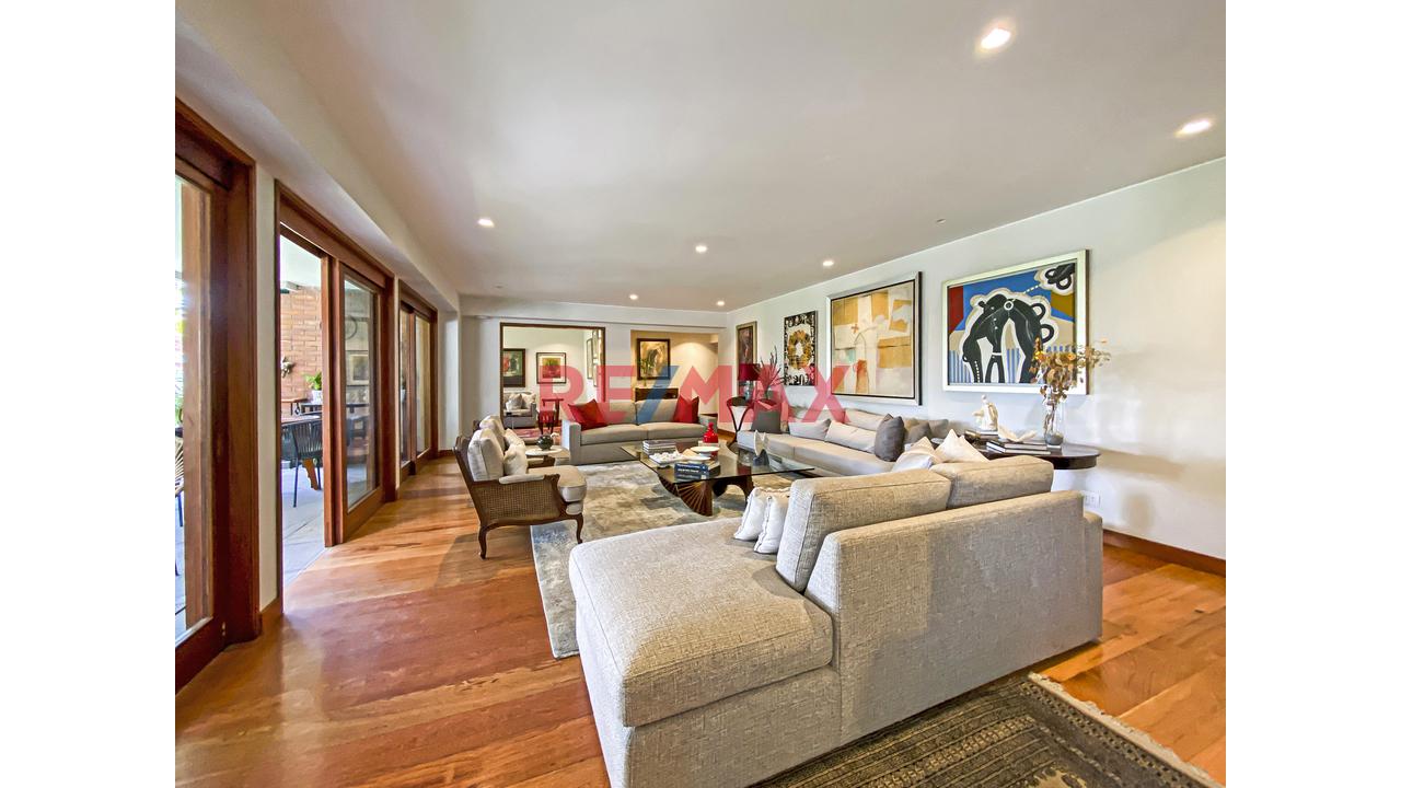 Flat En Venta 4 Dormitorios, San Isidro: Terraza Y Vista A La Huaca Huallamarca — foto 5