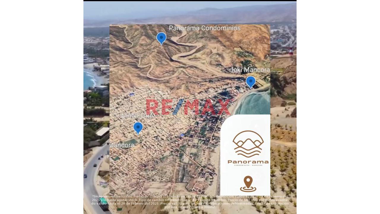🌴🌊Vendo Terreno En Panorama Condominios Mancora Con Vista Al Mar☀⛱ - 8