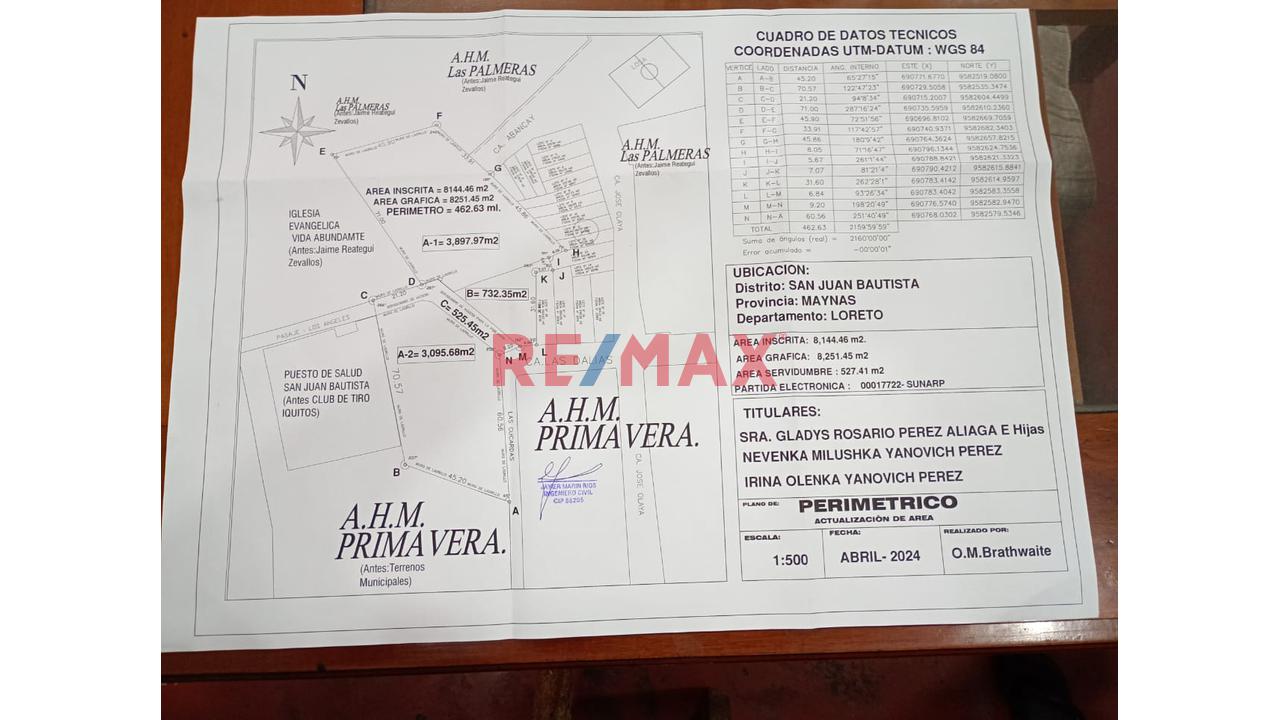 Terreno en Venta ubicado en San Juan Bautista Terreno en Venta ubicado en San Juan Bautista
