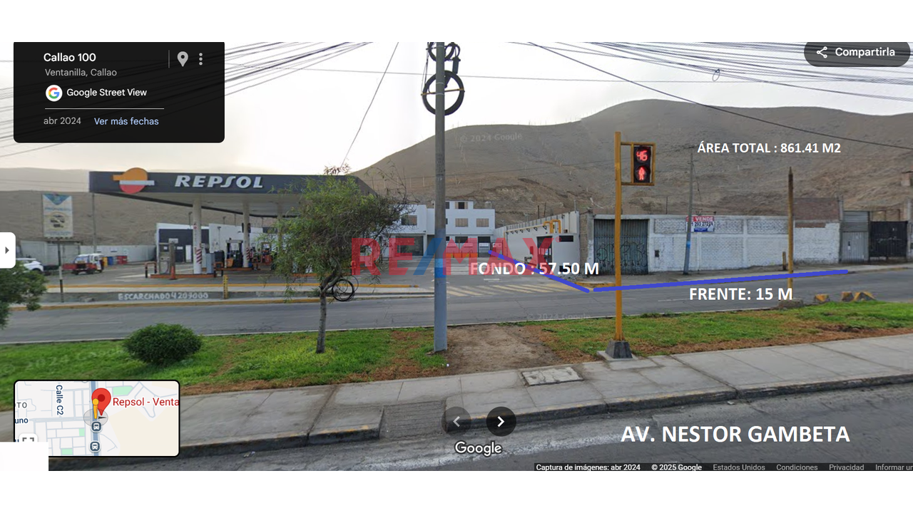 Terreno De 861 M2 - En Venta- En Plena Avenida Nestor Gambeta - 5