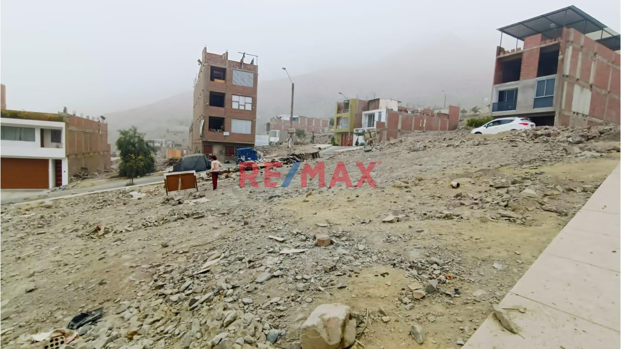 Ocasio!!! Vendo Terreno En Terrazas De Caraponguillo Lurigancho  120 M2 Doble Frente — foto 6