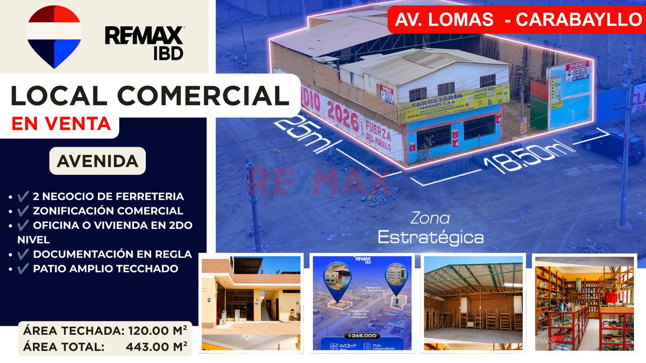 LOCAL COMERCIAL EN VENTA