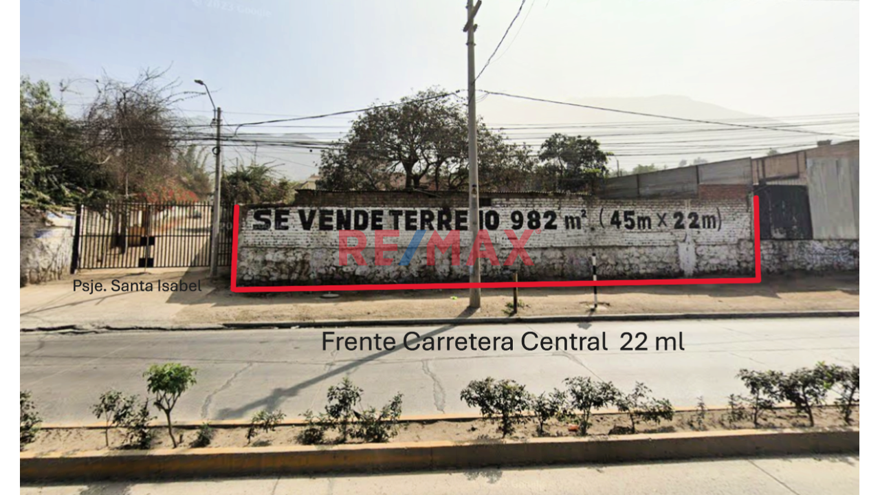 Terreno En Venta Ubicado En Una Esquina Con Dos Frentes En La Urb. Sta María De Chosica. — foto 3