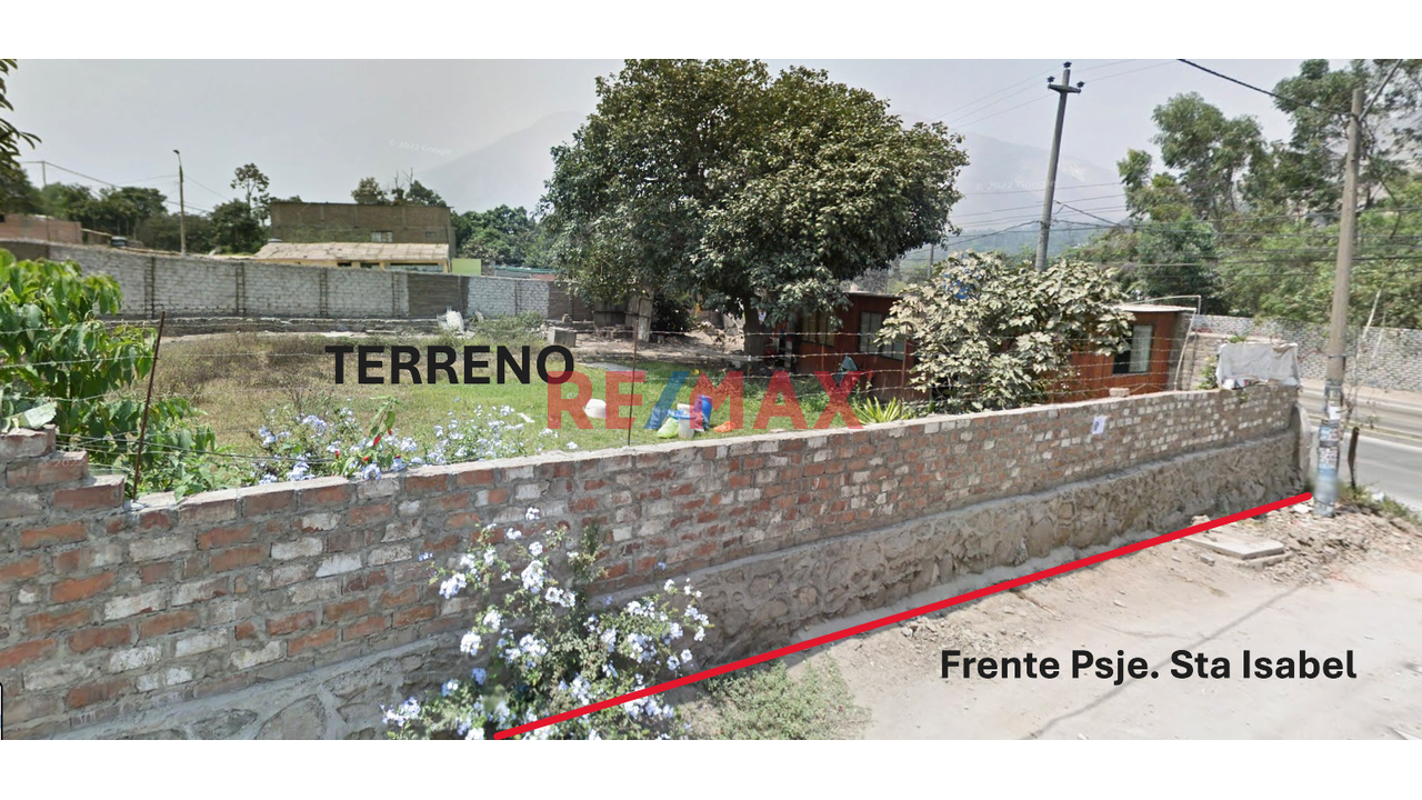 Terreno En Venta Ubicado En Una Esquina Con Dos Frentes En La Urb. Sta María De Chosica. — foto 7