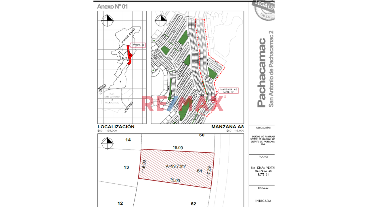 Se Vende Un Terreno De 99.73 M2, Ubicado En Menorca De San Antonio-Pachacamac — foto 8