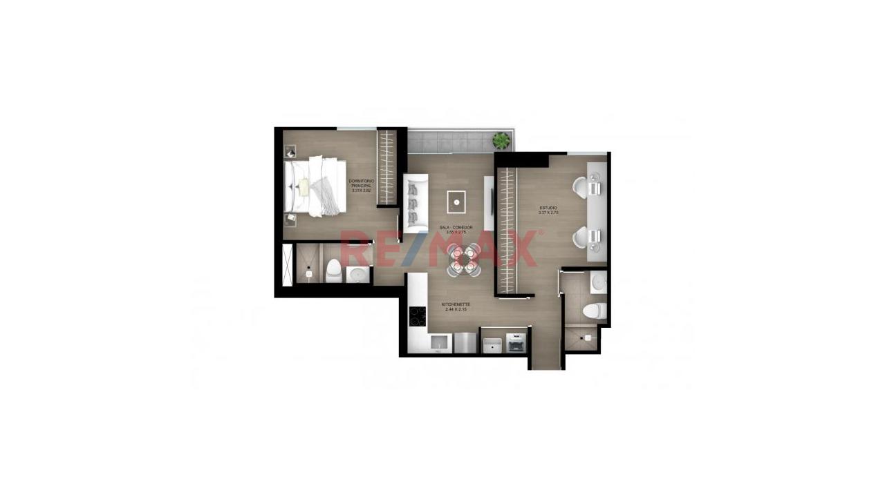 Se Vende Departamento De 1 Hab. En San Isidro - Entrega Diciembre 2027 — foto 3
