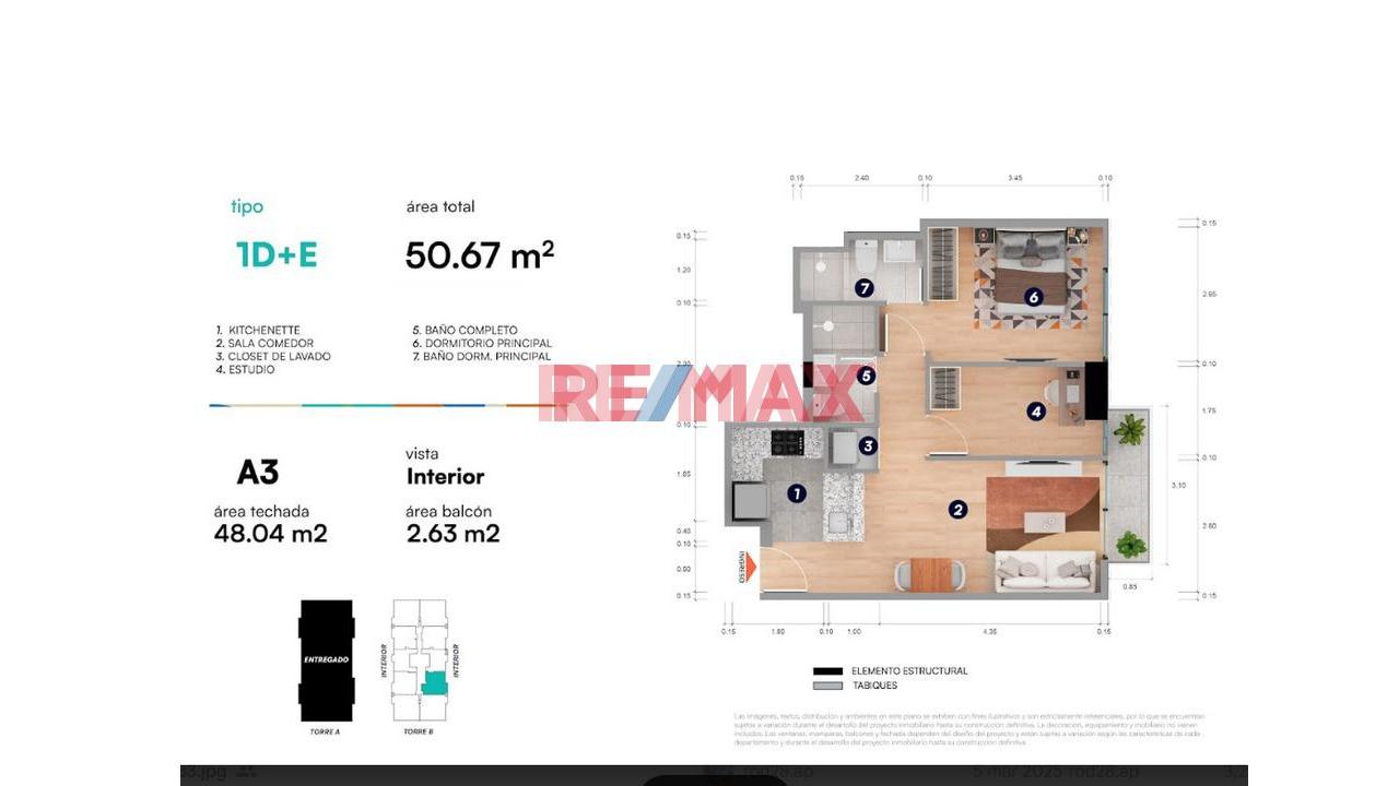 Moderno Departamento En Proyecto – Surquillo – Entrega Diciembre 2025 — foto 2