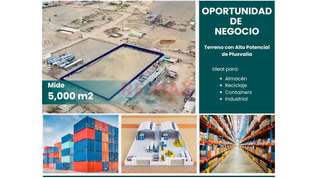 Excelente Oportunidad De Inversión Venta De Terreno Industrial En Ventanilla - 3