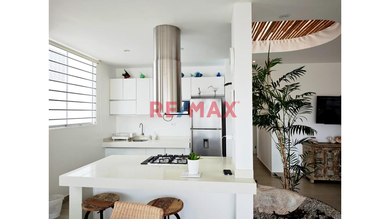 Hermosa Casa De Playa En  Lobos Km 127 - Frente Al Mar - En Perfecto Estado — foto 7