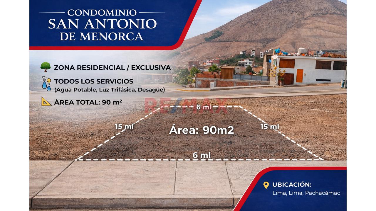 🏡 Terreno En Venta – Zona Residencial De Manchay 🏡