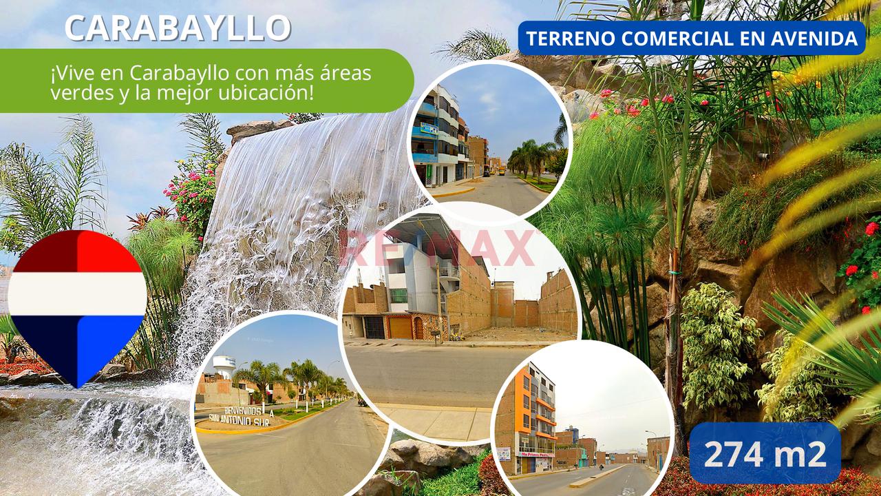 Terreno Comercial En Venta – Av. Las Palmeras, San Antonio De Carabayllo