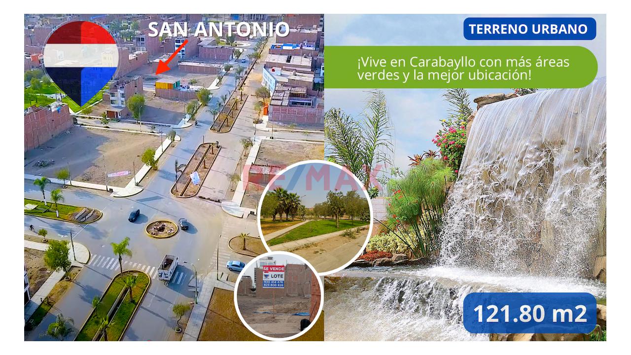 Terreno 121 M2 En San Antonio De Carabayllo – ¡Ubicación Privilegiada! 🌟 - 1