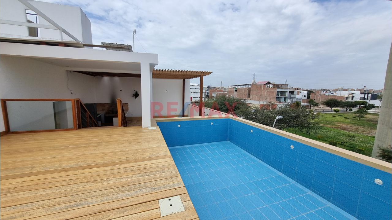 Exclusiva Casa Con Piscina En La Urbanizacion El Santuario, Chiclayo — foto 13
