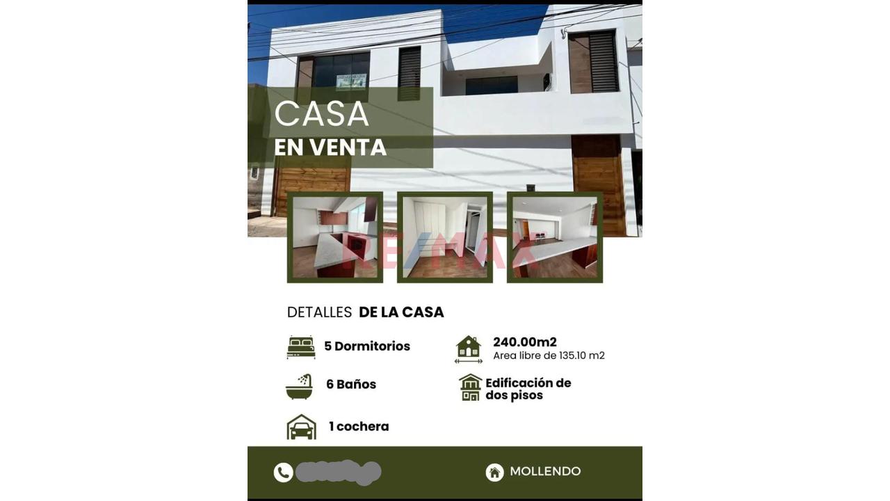 Espectacular Casa ubicado en Mollendo Espectacular Casa ubicado en Mollendo