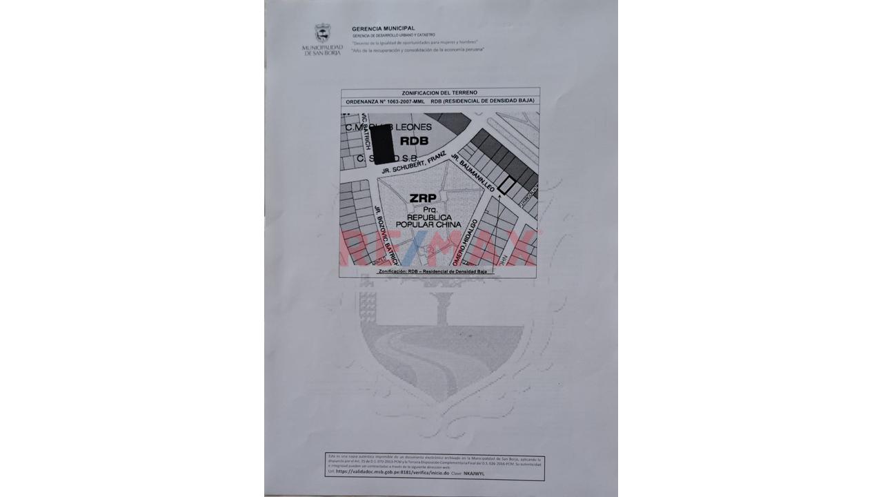 Terreno En Venta De 312.50 M² En San Borja – Excelente Ubicación Frente A Parque, Cerca Al Pentagonito - 12