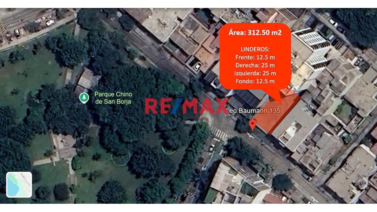 Terreno En Venta De 312.50 M² En San Borja – Excelente Ubicación Frente A Parque, Cerca Al Pentagonito - 1