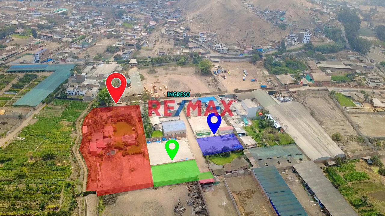 Oportunidad Venta De Terreno Industrial En Pachacamac A 1 Cdra De Canal 4 - 1