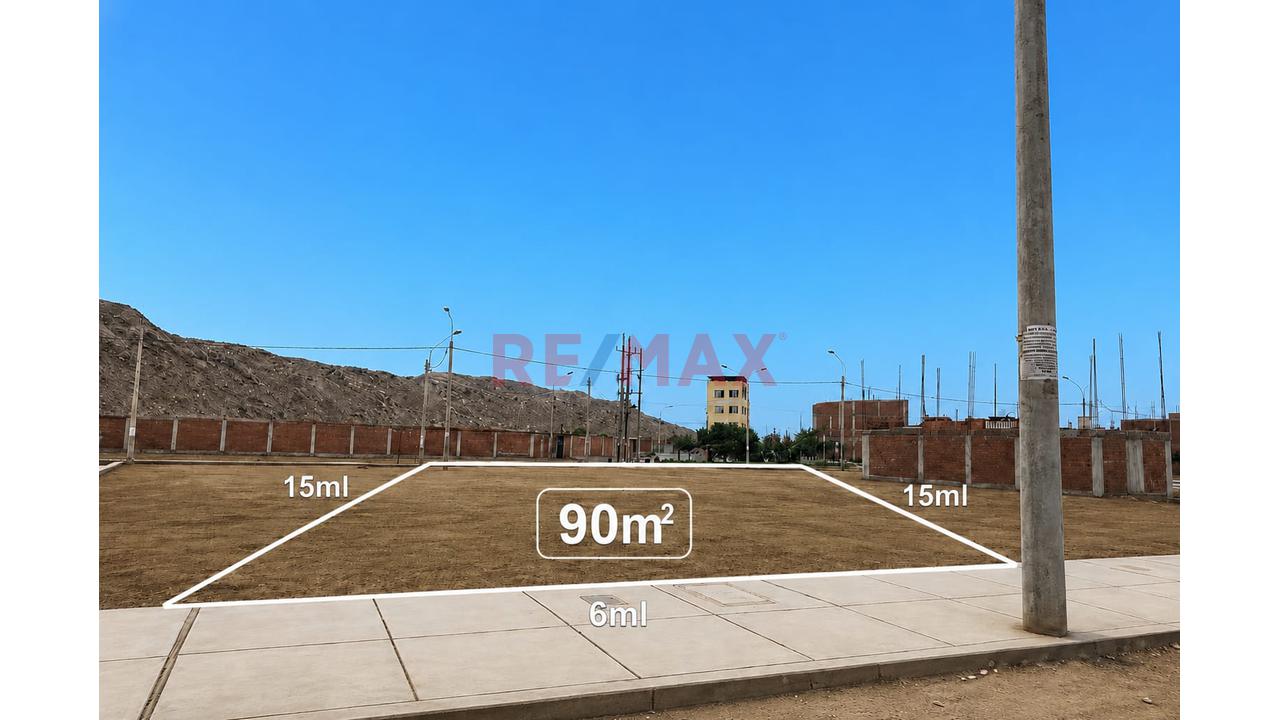 Venta De Terreno  En Avenida De Doble Via De 90M2 En Urb. Los Ficus De Carabayllo Etapa V — foto 2