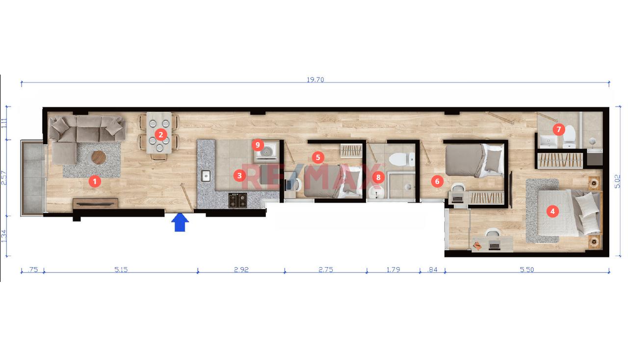 Departamento Familiar En San Miguel 3 Dormitorios – Zona Residencial Cerca A Parque — foto 7