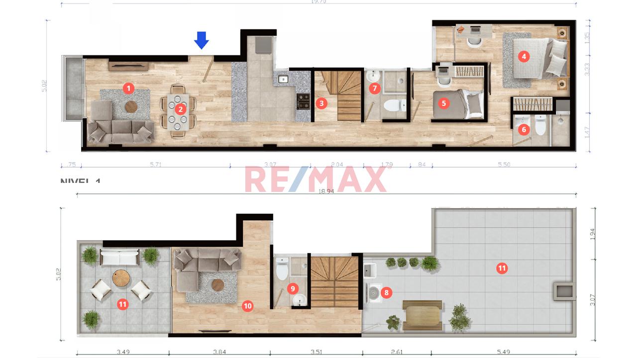 Dúplex En San Miguel Con Terraza – Edificio Boutique Cerca A Parque - 7