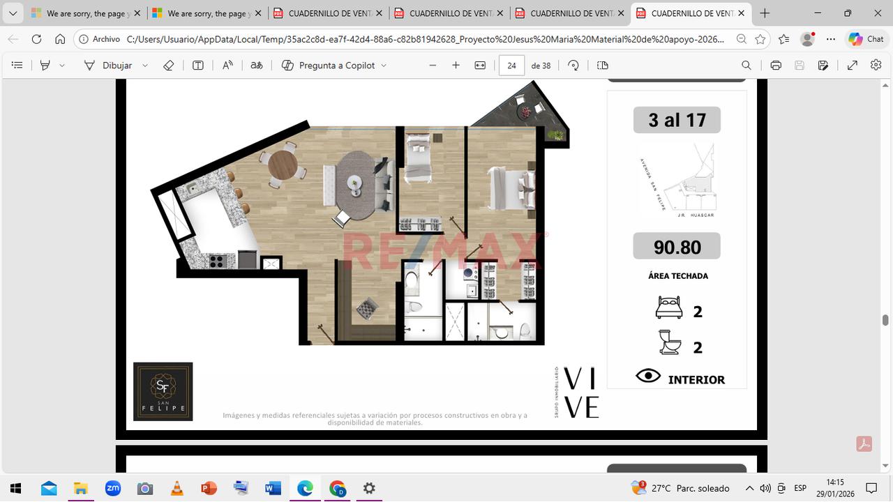 Acogedor Departamento De Estreno La Mejor Zona De Jesus Maria — foto 4