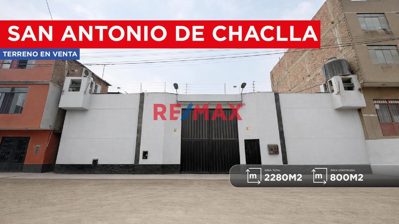 Local Industrial En Venta En Jicamarca Con Patio De Maniobras Y Nave Techada
