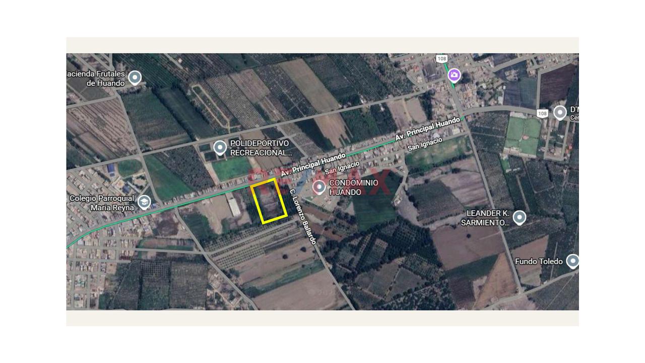 Ocasion: Se Vende Terreno En Plena Avenida Principal Huando A Sólo 15 Minutos Del Puerto De Chancay - Ideal Para Casa De Campo O Logística - 2