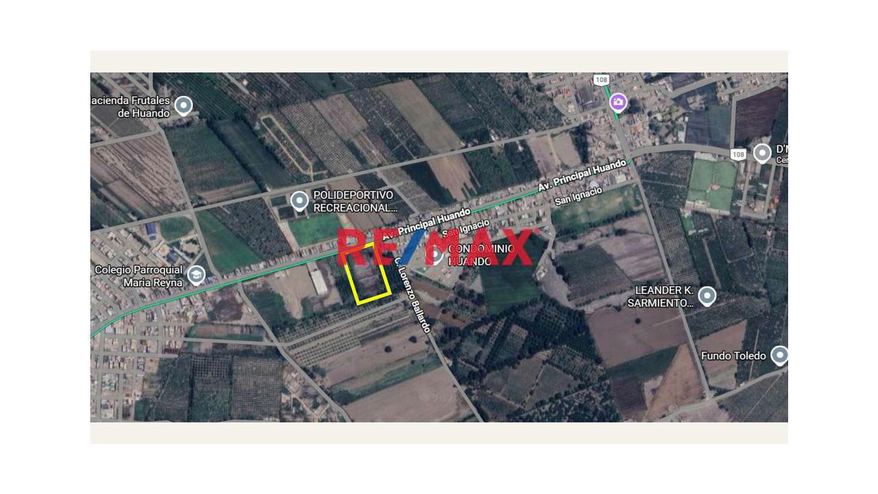 Ocasion: Se Vende Terreno En Plena Avenida Principal Huando A Sólo 15 Minutos Del Puerto De Chancay - Ideal Para Casa De Campo O Logística - 1