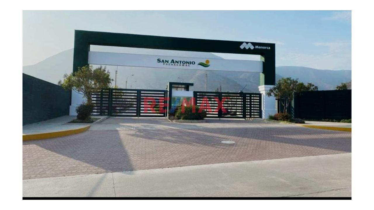 Vendo Terreno En San Antonio De Pachacamac - Condominio Menorca