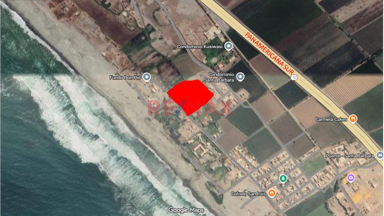 Venta De Terreno De Playa Y Agricola 13,989M2 - Santa Barbara, Valle Cañete
