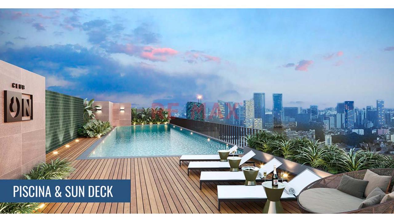 Moderno Dpto Con Balcón | Piso 16 | Piscina, Gym Y Coworking — foto 3