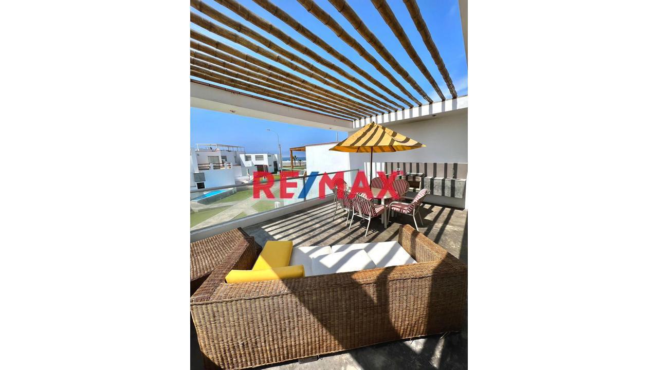 Exclusiva Casa De Playa Amoblada En Condominio Moravia – 3 Suites, Terraza Con Parrilla Y A 8 Min Del Boulevard De Asia - 1