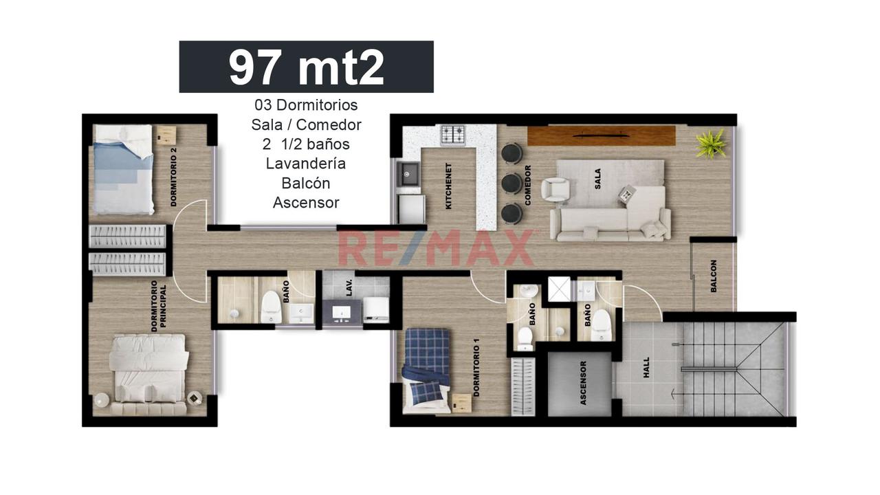 Se Vende Amplio Y Moderno Departamento En San Juan De Miraflores — foto 3