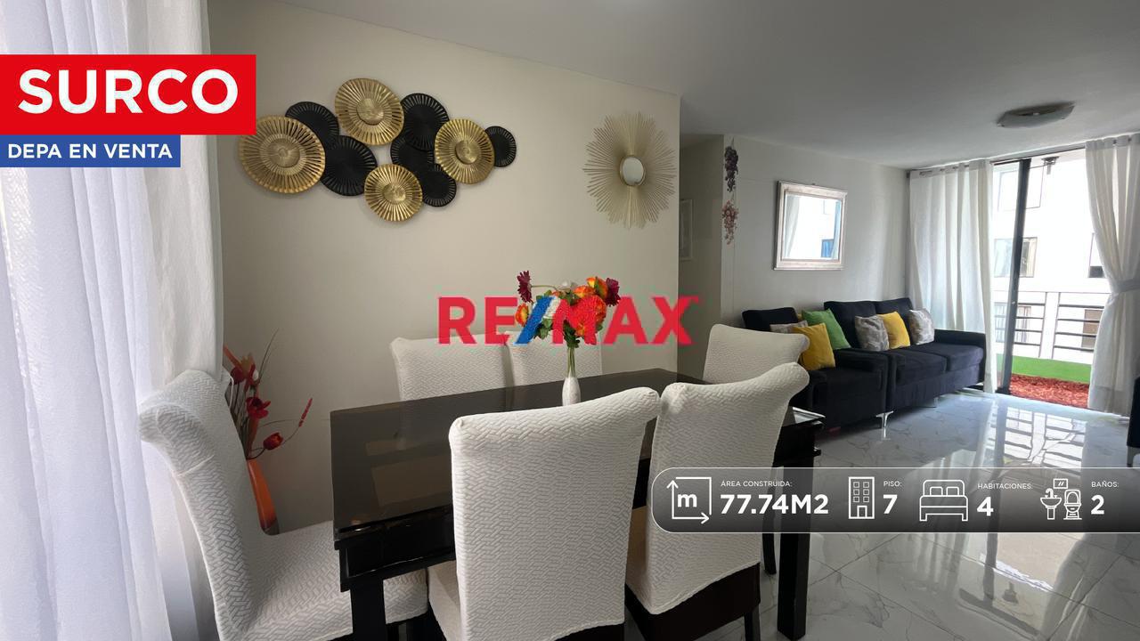 ¡Gran Oportunidad! Departamento En Venta Con 4 Habitaciones En Surco