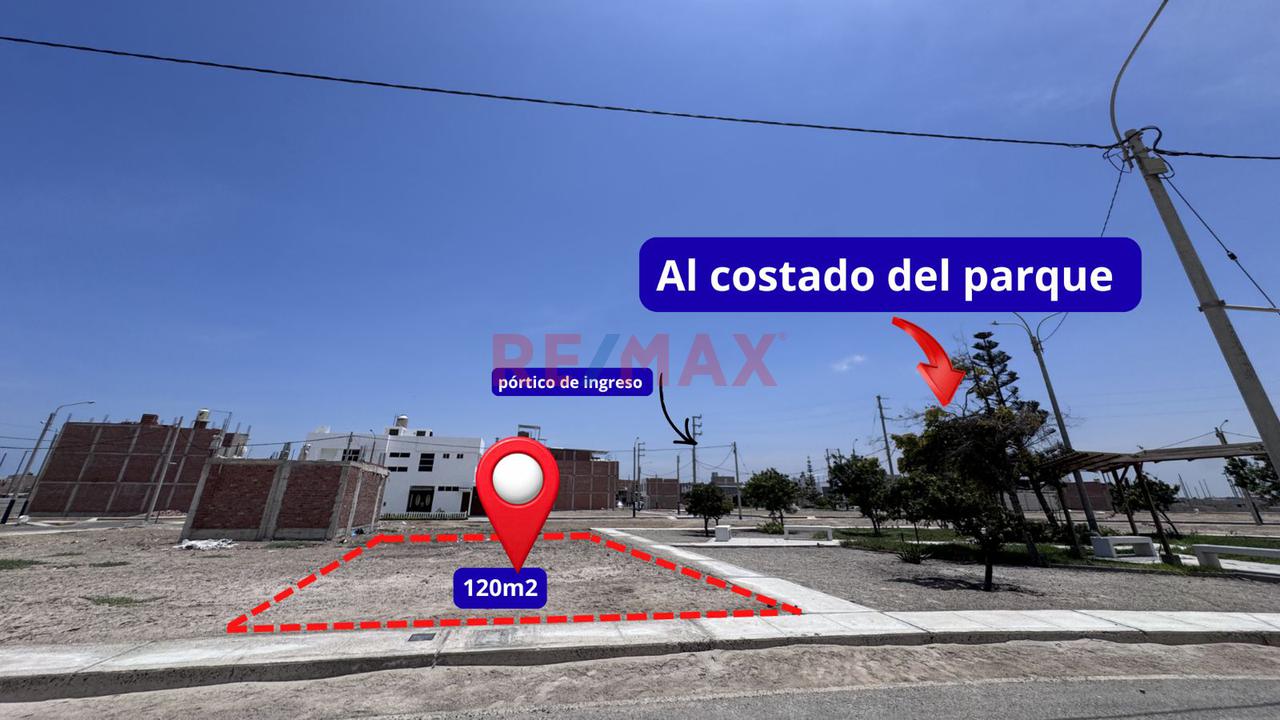 ✨🏡 ¡Terreno En Venta 120M2- Al Costado Del Parque En Urb. Santa Marina - Pimentel! 🏡✨ — foto 2
