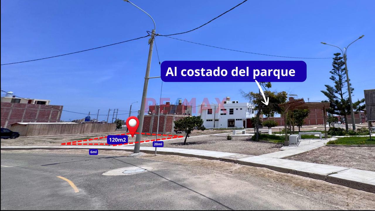 ✨🏡 ¡Terreno En Venta 120M2- Al Costado Del Parque En Urb. Santa Marina - Pimentel! 🏡✨ — foto 4