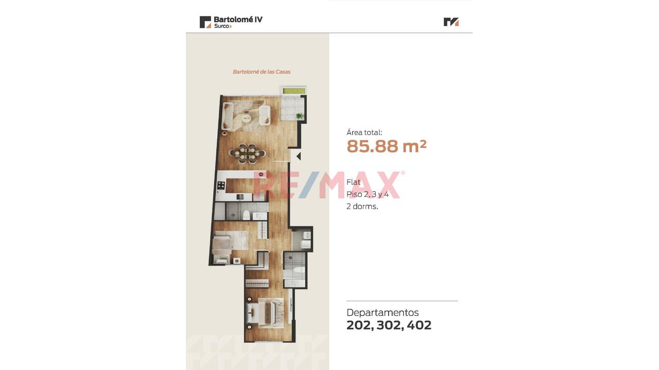 🏡 Departamento De Estreno Con Balcón Y Cocina Abierta En Surco | Proyecto Bartolomé Iv - Dpto 202 — foto 8