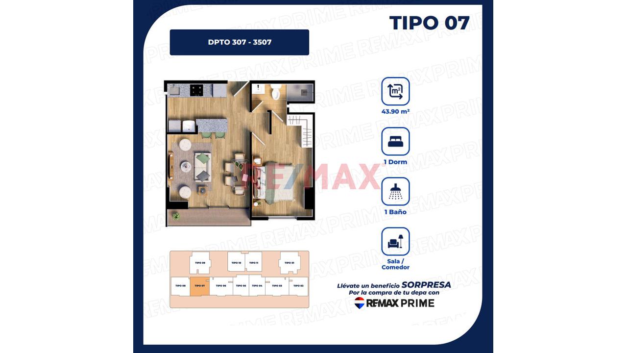 Venta De Departamento En Torre Danaus Surquillo