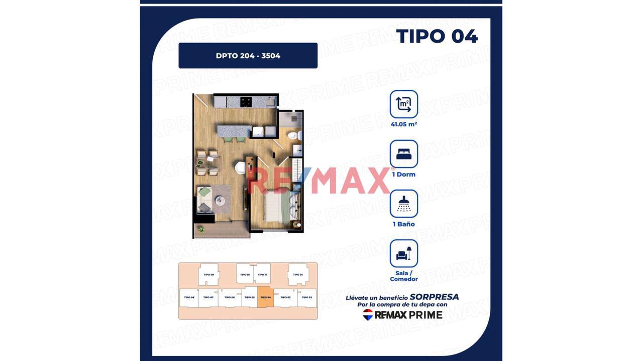 Departamento 41 M2 En Estreno Surquillo